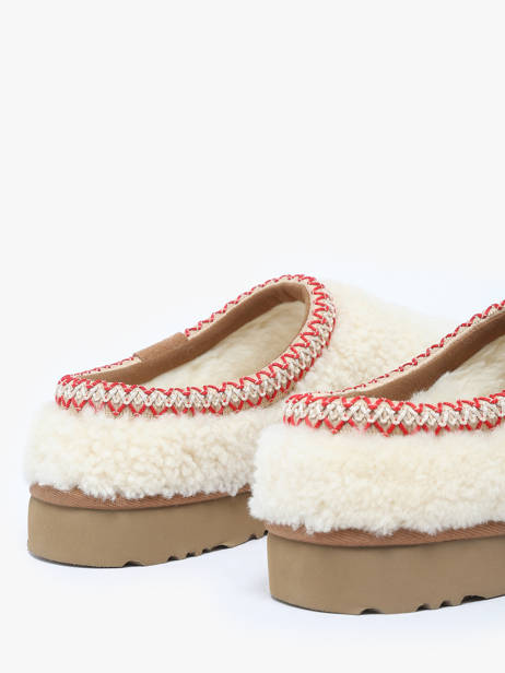 Slippers Tasman Maxi Curly In Leather Ugg Beige women 1158356 other view 3