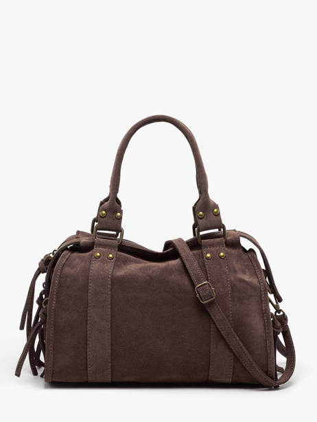 Sac Porté épaule Velvet Cuir Milano Marron velvet VE24094 vue secondaire 3