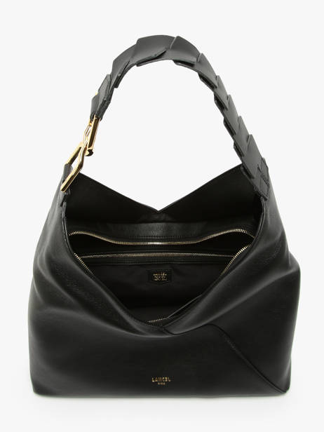 Shoulder Bag Pagode Leather Lancel Black pagode A12510 other view 3