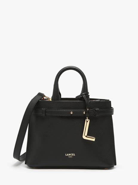 Shoulder Bag Faubourg Leather Lancel Black faubourg A13527