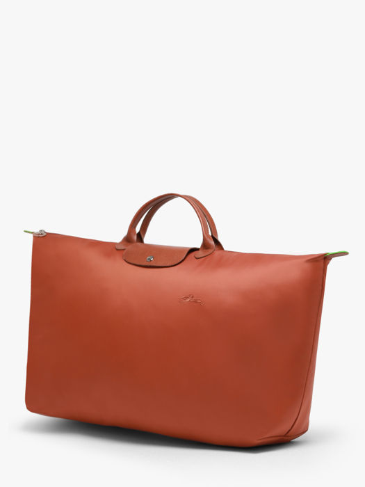 Longchamp Le pliage green Travel bag Brown
