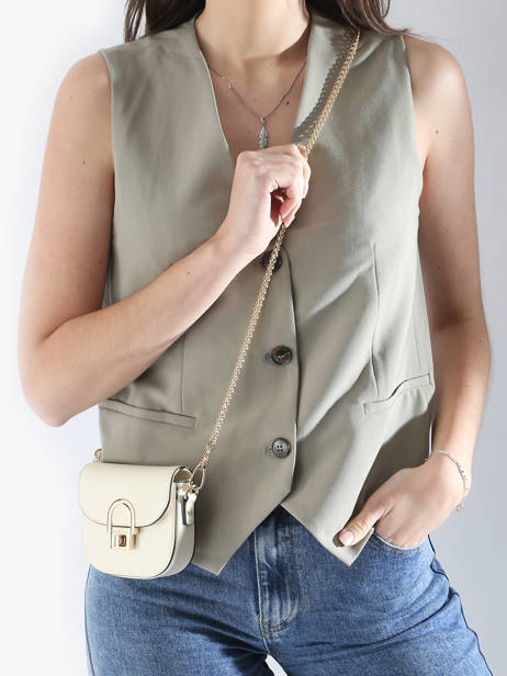 Sac Bandoulière Xs Altair Cuir Etrier Beige altair EALA081X vue secondaire 1