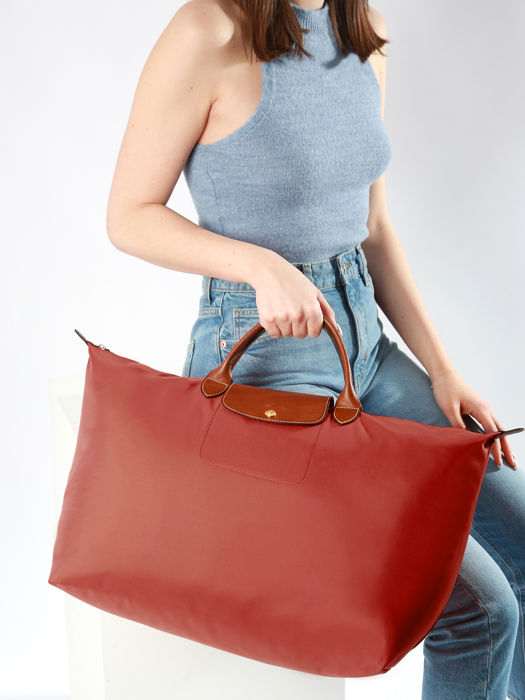 Longchamp Le pliage original Travel bag Red