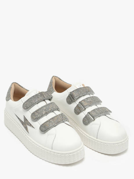 Sneakers En Cuir Vanessa wu Gris women BK2231AT vue secondaire 1