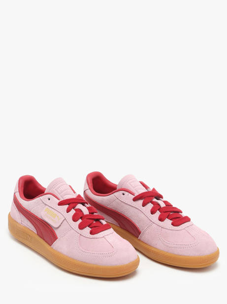 Sneakers In Leather Puma Pink women 39646350 other view 1