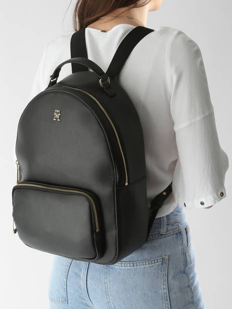 Sac Ã  Dos Tommy hilfiger Noir th soft AW16915 vue secondaire 1