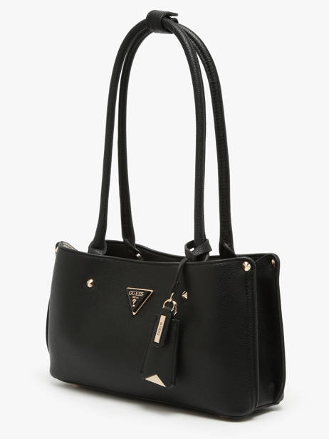 Sac PortÃ© Ã©paule Emilia Polyurethane Guess Noir emilia BG877809 vue secondaire 2