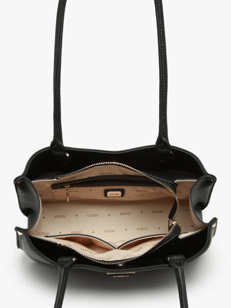 Sac PortÃ© Ã©paule Emilia Polyurethane Guess Noir emilia BG877809 vue secondaire 3