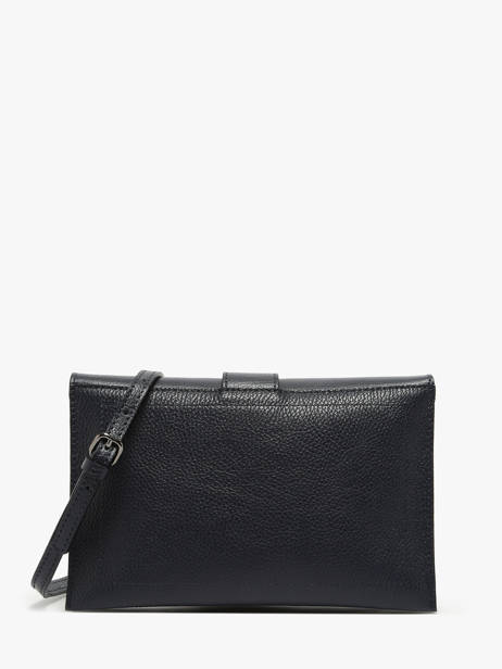 Sac BandouliÃ¨re Caviar Cuir Milano Bleu caviar CA240610 vue secondaire 4