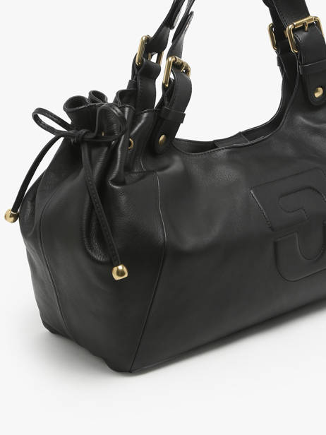 Sac PortÃ© Ã©paule Chiara Cuir Gerard darel Noir chiara DBS84420 vue secondaire 5