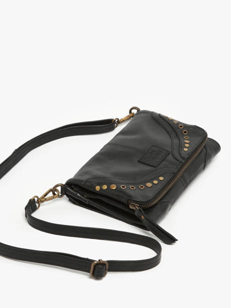 Sac Bandoulière Glam Eyelet Cuir Basilic pepper Noir glam eyelet BGLE43 vue secondaire 2