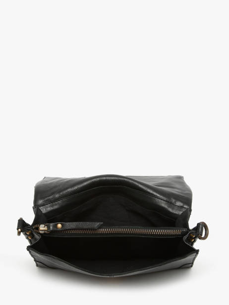 Sac Bandoulière Glam Eyelet Cuir Basilic pepper Noir glam eyelet BGLE43 vue secondaire 3
