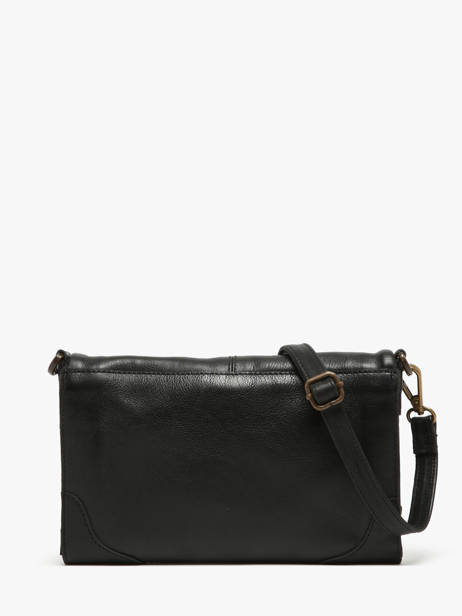 Sac Bandoulière Glam Eyelet Cuir Basilic pepper Noir glam eyelet BGLE43 vue secondaire 4