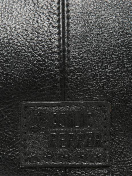 Sac Bandoulière Glam Eyelet Cuir Basilic pepper Noir glam eyelet BGLE43 vue secondaire 5