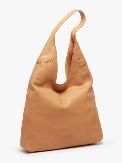 Sac Porté épaule Cow Cuir Basilic pepper Marron cow BCOW2L vue secondaire 2