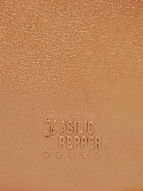 Sac Porté épaule Cow Cuir Basilic pepper Marron cow BCOW2L vue secondaire 5