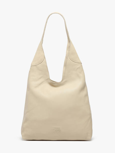 Sac Porté épaule Cow Cuir Basilic pepper Beige cow BCOW2M