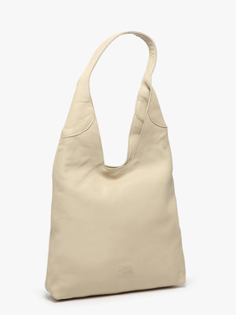 Sac Porté épaule Cow Cuir Basilic pepper Beige cow BCOW2M vue secondaire 2