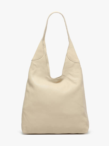 Sac Porté épaule Cow Cuir Basilic pepper Beige cow BCOW2M vue secondaire 4