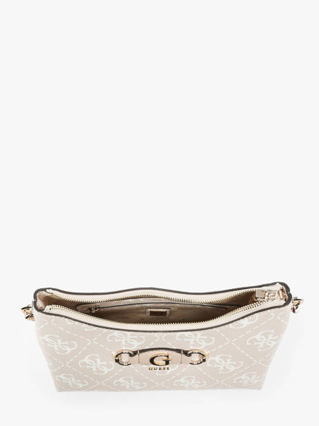 Sac PortÃ© Ã©paule Izzy Guess Beige izzy OQ865401 vue secondaire 3