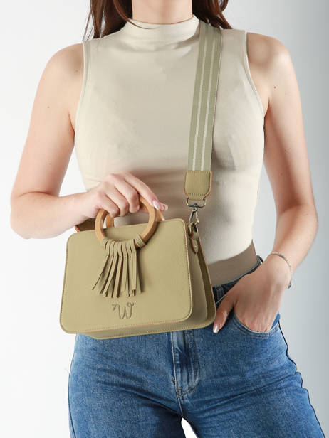 Sac Bandoulière S Camomille Woomen Vert camomille WCAO1S vue secondaire 1