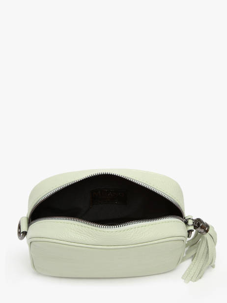 Sac BandouliÃ¨re Caviar Cuir Milano Vert caviar CA2006N vue secondaire 3