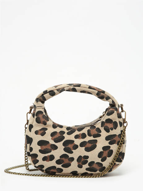Sac BandouliÃ¨re Velvet Leopardo Cuir Milano Multicolore velvet leopardo VL24113 vue secondaire 4