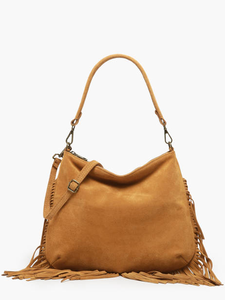 Sac BandouliÃ¨re Velvet Cuir Milano Marron velvet VE241117