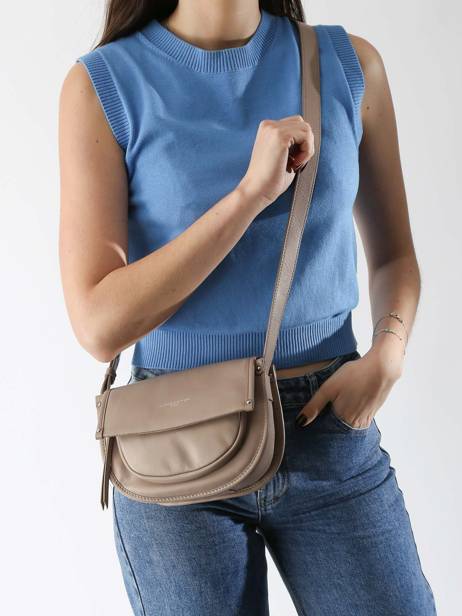 Sac Bandoulière Soft Selma Cuir Lancaster Gris soft selma 1 vue secondaire 1