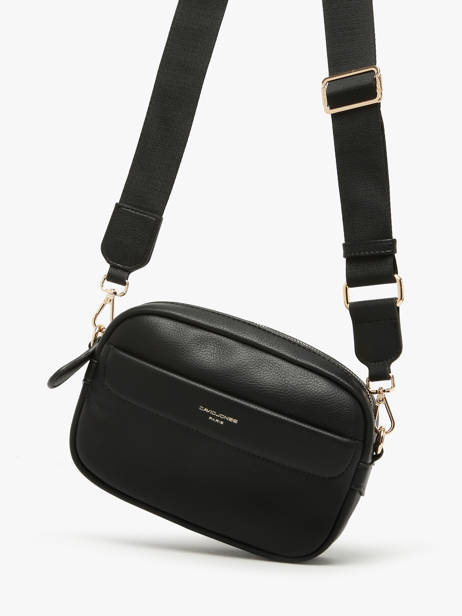 Sac Bandoulière Alpes David jones Noir alpes CM7397 vue secondaire 2