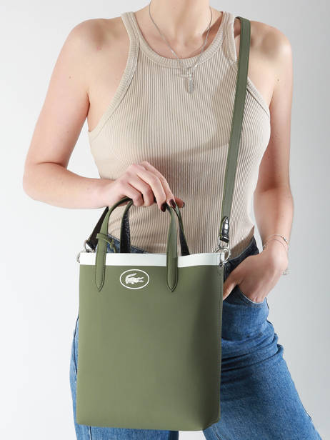 Sac BandouliÃ¨re Anna Season Lacoste Vert anna season NF4989AS vue secondaire 1