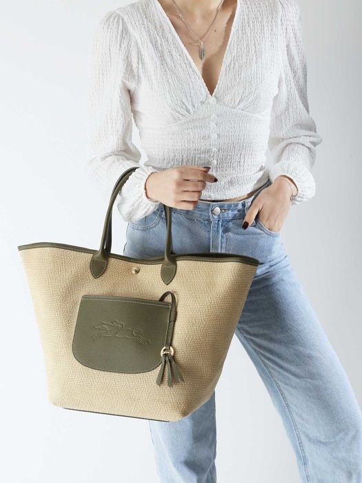 Longchamp Le panier pliage Hobo bag Green