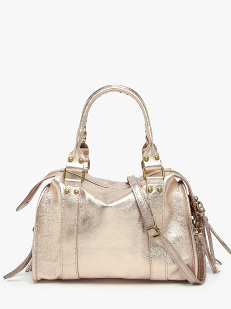Sac PortÃ© Ã©paule Nine Cuir Milano Or nine NI24092 vue secondaire 4