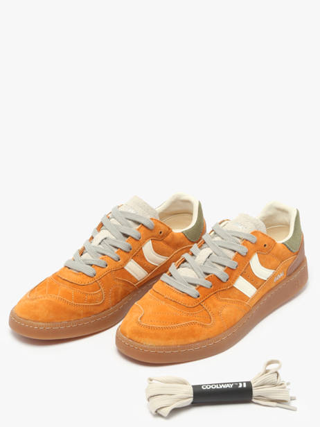 Sneakers Goal En Cuir Coolway Jaune men 8603602 vue secondaire 2