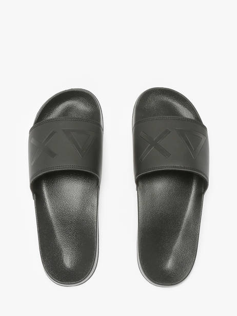 Flip Flops Logo Sun68 Black men X35102