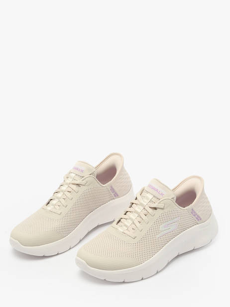 Sneakers Skechers Beige women 124836 vue secondaire 2