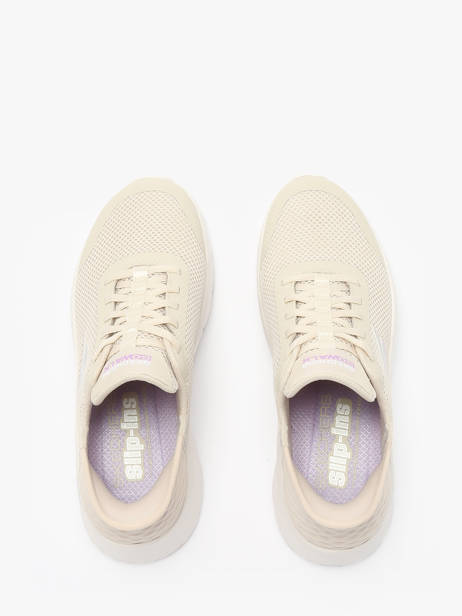 Sneakers Skechers Beige women 124836 vue secondaire 4