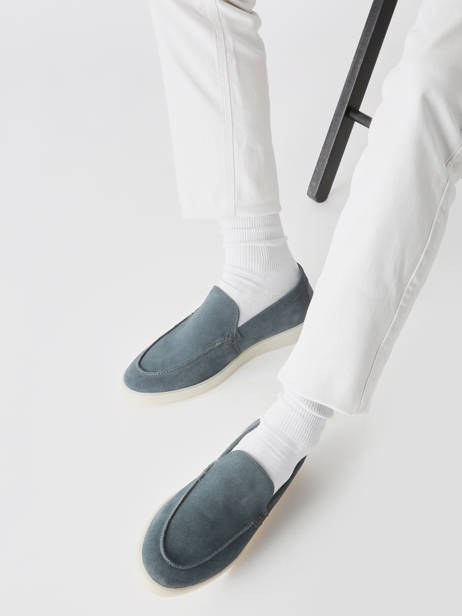 Moccasins Arcann Redskins Blue men ARCANN other view 1