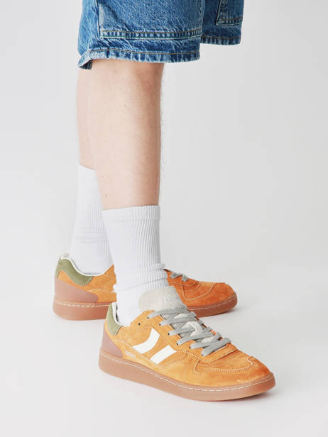 Sneakers Goal En Cuir Coolway Jaune men 8603602 vue secondaire 1