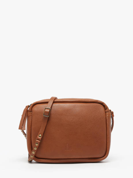 Sac BandouliÃ¨re Leather Cuir Biba Marron leather BET8L