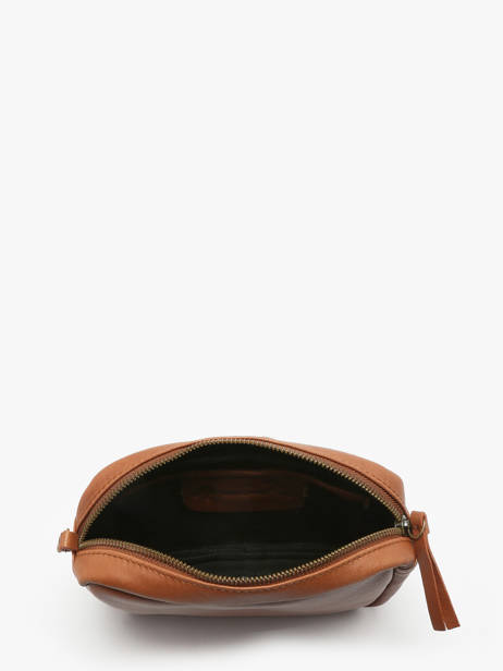 Sac BandouliÃ¨re Leather Cuir Biba Marron leather BET8L vue secondaire 3