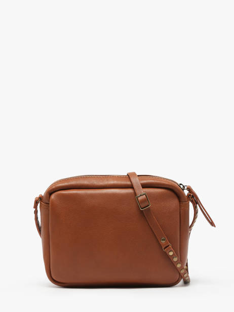 Sac BandouliÃ¨re Leather Cuir Biba Marron leather BET8L vue secondaire 4