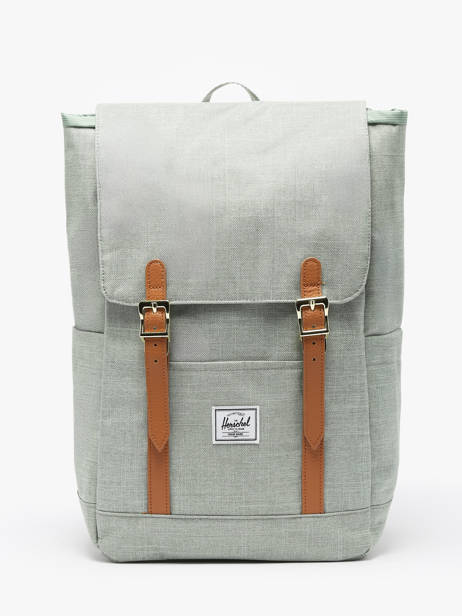 Sac Ã  Dos 1 Compartiment Herschel Vert classics 11400