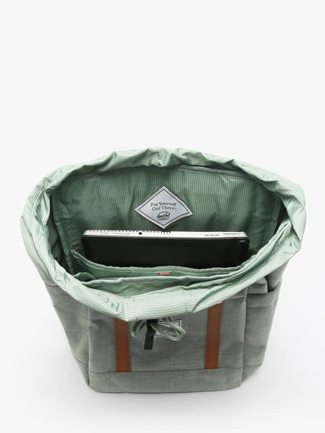 Sac Ã  Dos 1 Compartiment Herschel Vert classics 11400 vue secondaire 2