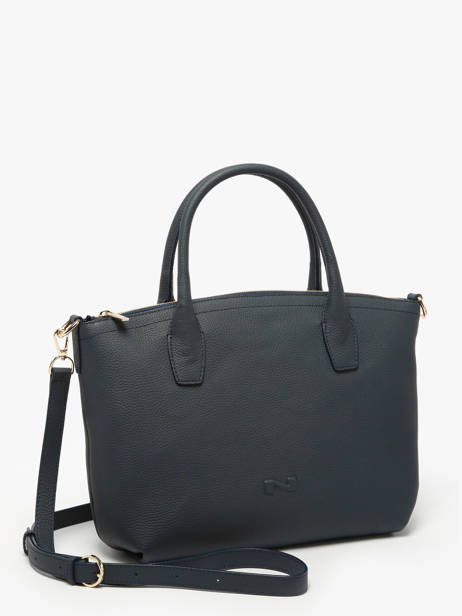Sac à Main Tiny Cuir Nathan baume Bleu victoria 88 vue secondaire 2