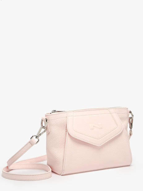 Sac Bandoulière Vanilla Cuir Nathan baume Rose candy 7 vue secondaire 2