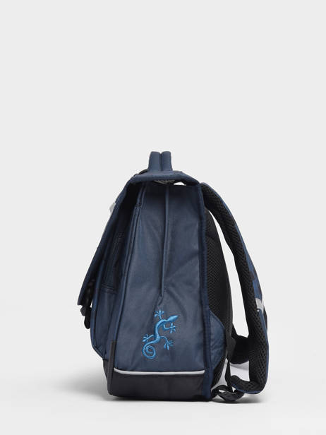 Cartable 2 Compartiments Cameleon Bleu actual PBBACA35 vue secondaire 3