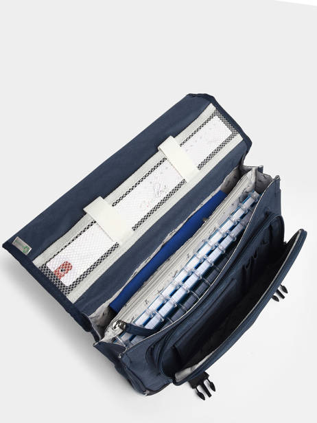 Cartable 2 Compartiments Cameleon Bleu actual PBBACA35 vue secondaire 4