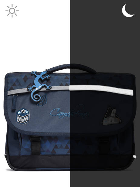 Cartable 2 Compartiments Cameleon Bleu actual PBBACA35 vue secondaire 7