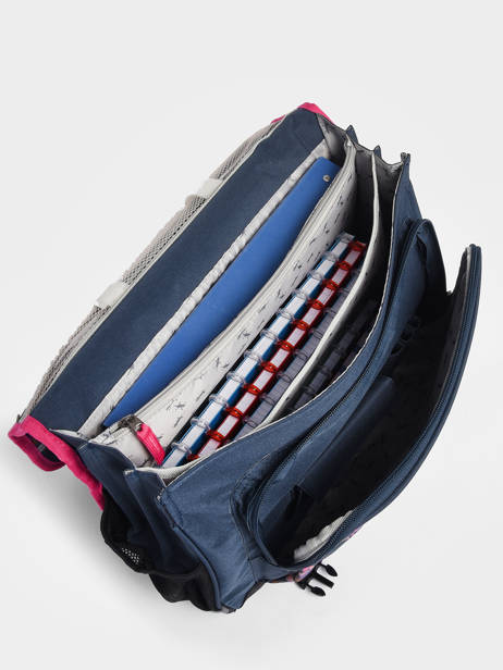 Cartable 3 Compartiments Cameleon Bleu actual PBBACA41 vue secondaire 4